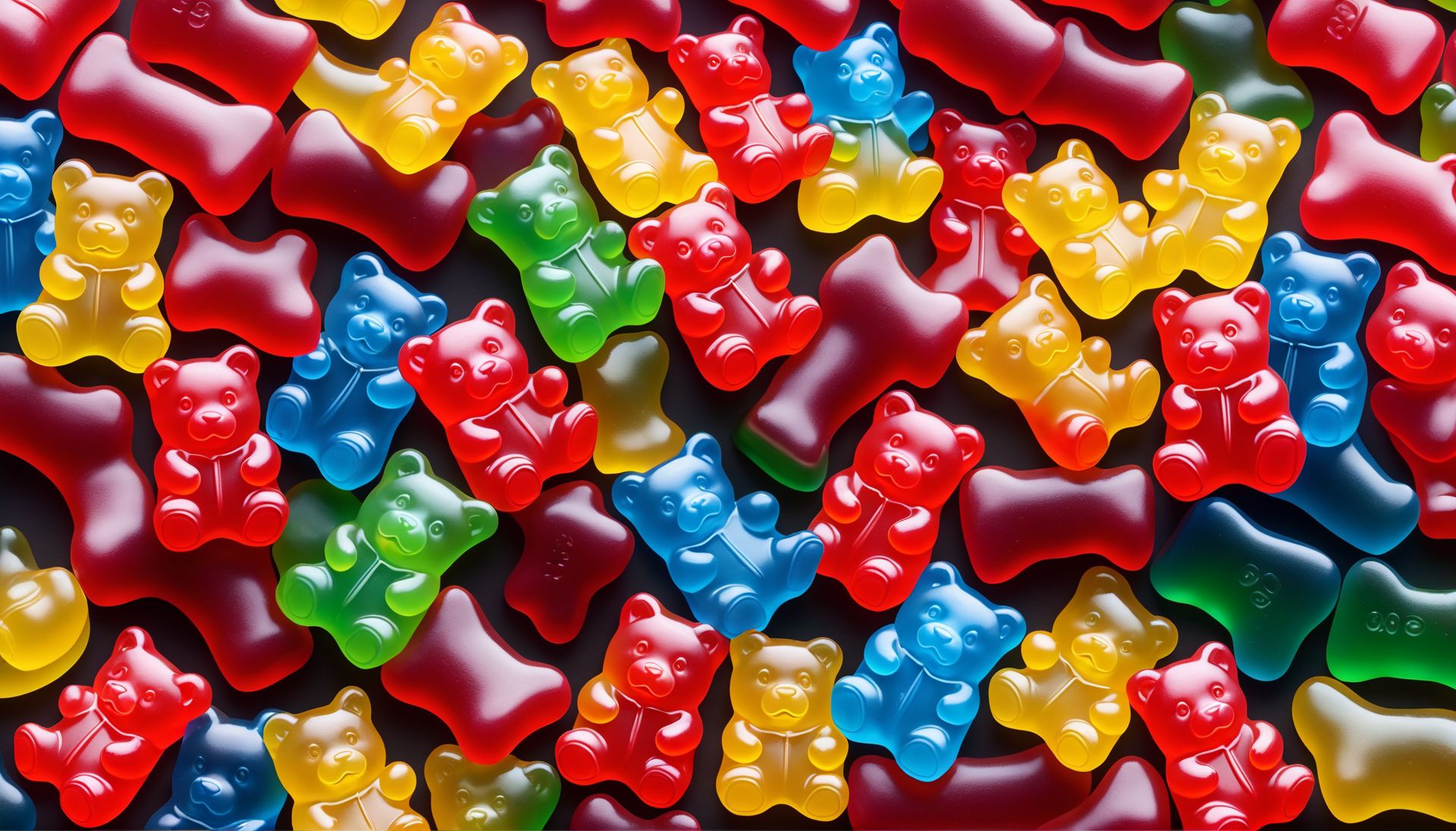 Pile Gummy Bears, Colorful Gummy Bears Stable Diffusion Prompts