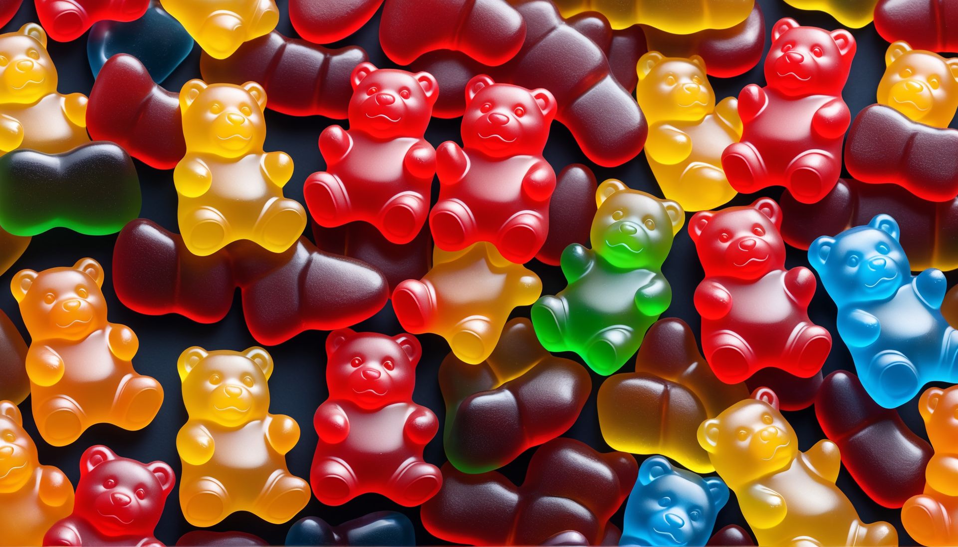Pile Gummy Bears, Colorful Gummy Bears Stable Diffusion Prompts