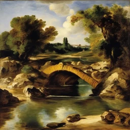 Eugene Delacroix Landscape