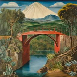 Frida Kahlo Landscape
