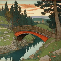 Ivan Bilibin Landscape