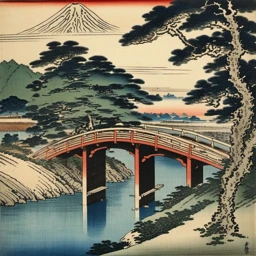 Katsushika Hokusai Landscape