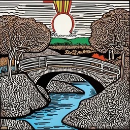 Keith Haring Landscape