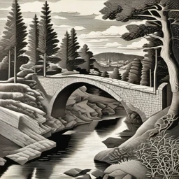 M. C. Escher Landscape