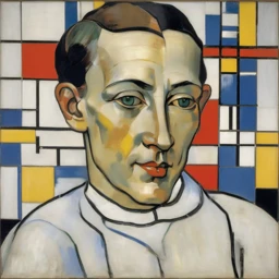 Piet Mondrian Portrait