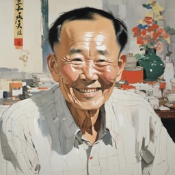 Wu Guanzhong Portrait